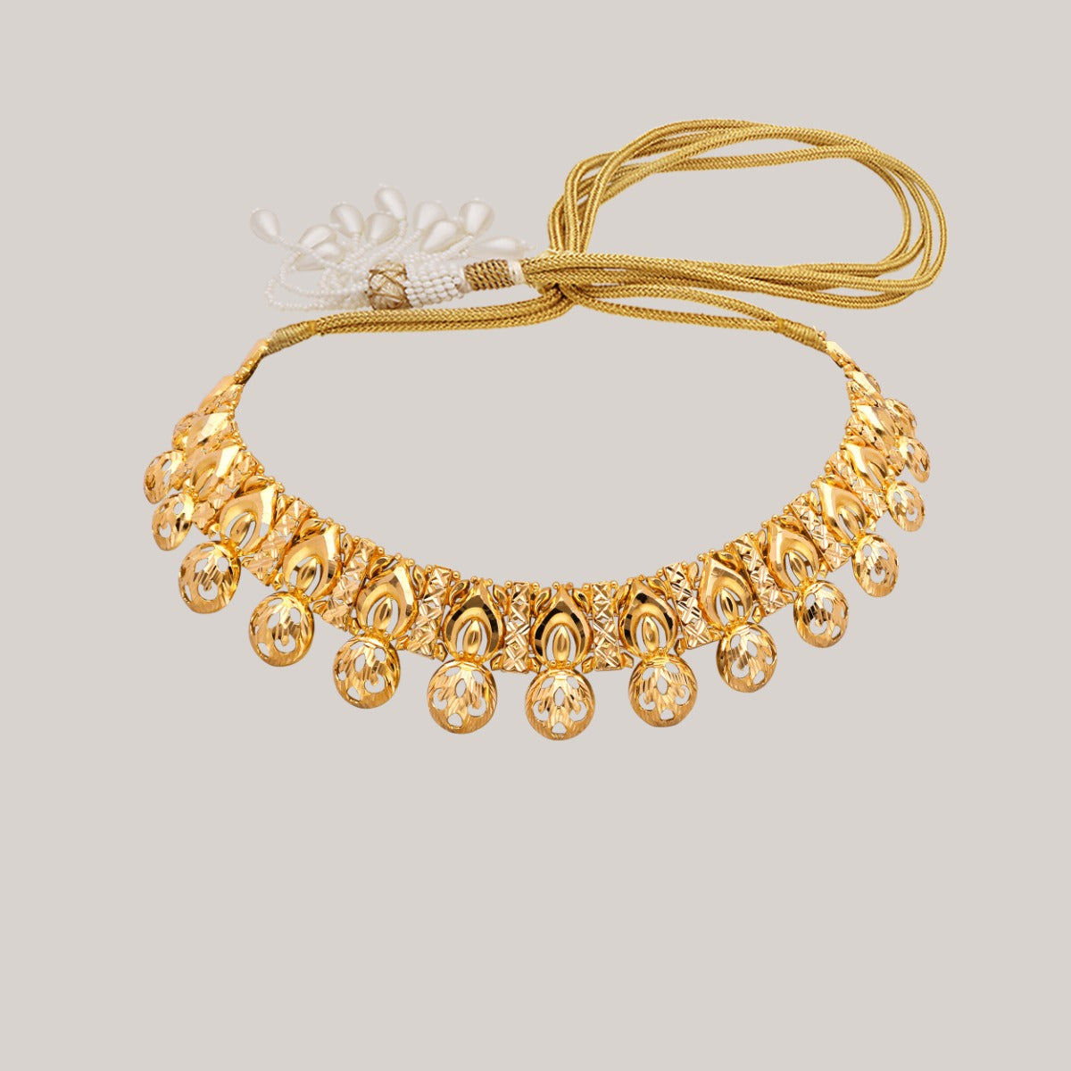 Royal Mosaic Gold Necklace Set