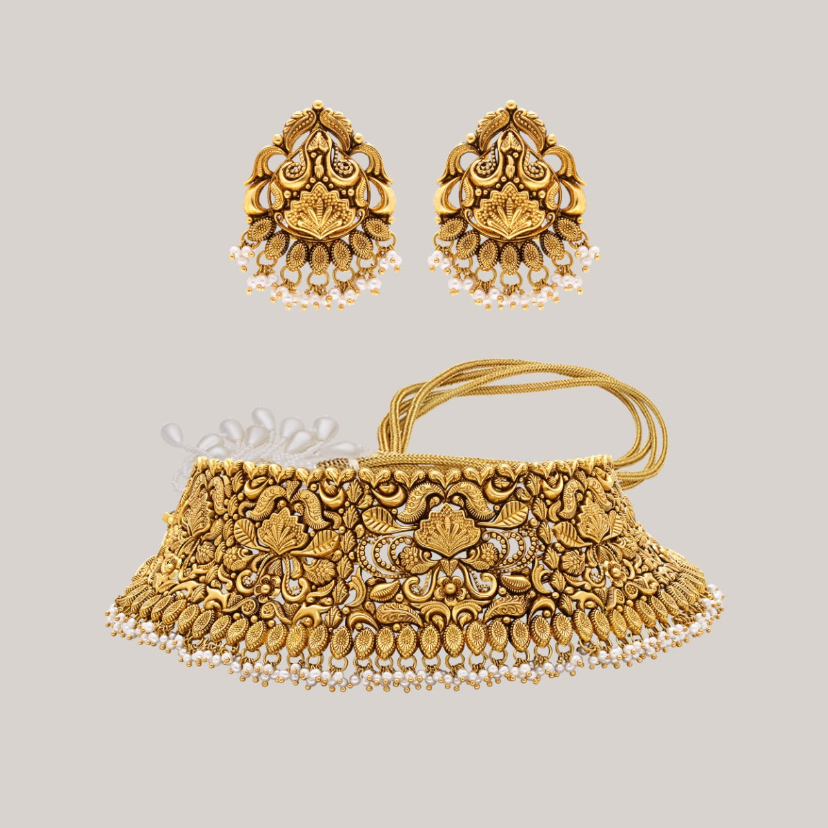 Divine Empress Gold Choker Set