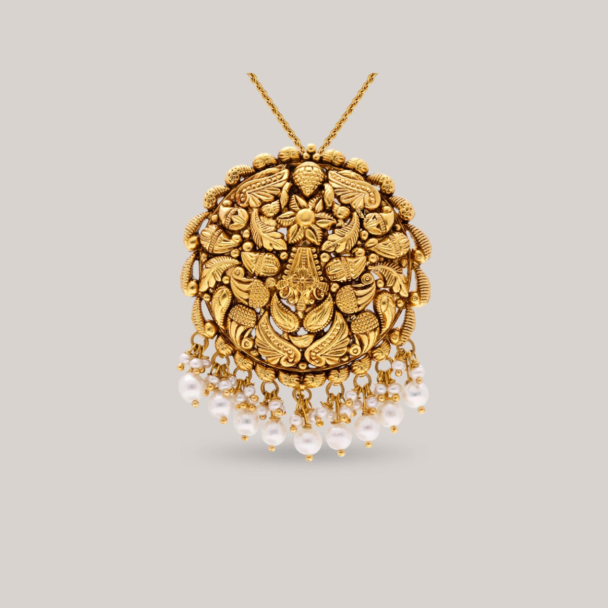 Gilded Harmony Gold Pendant