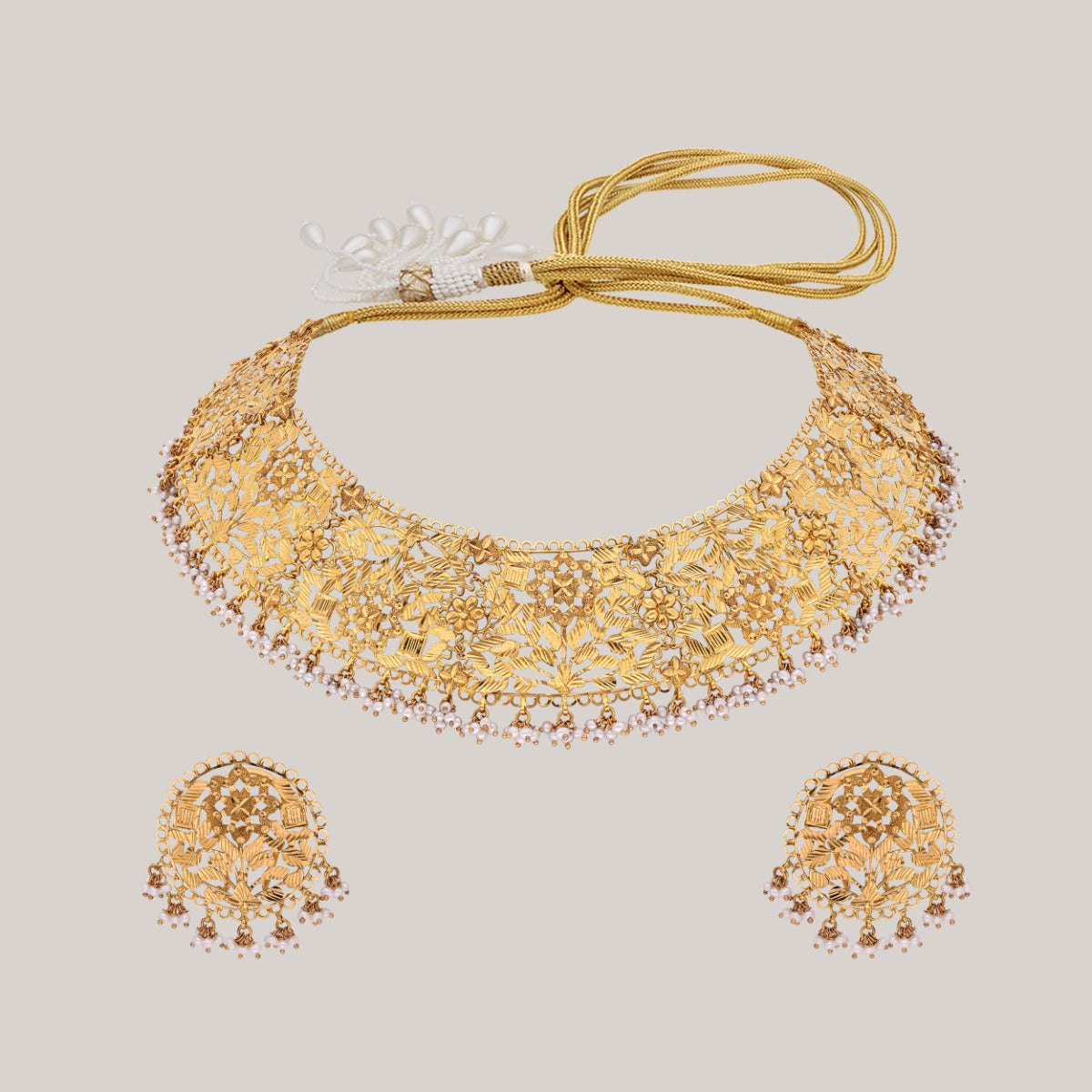 Royal Gold Choker Set