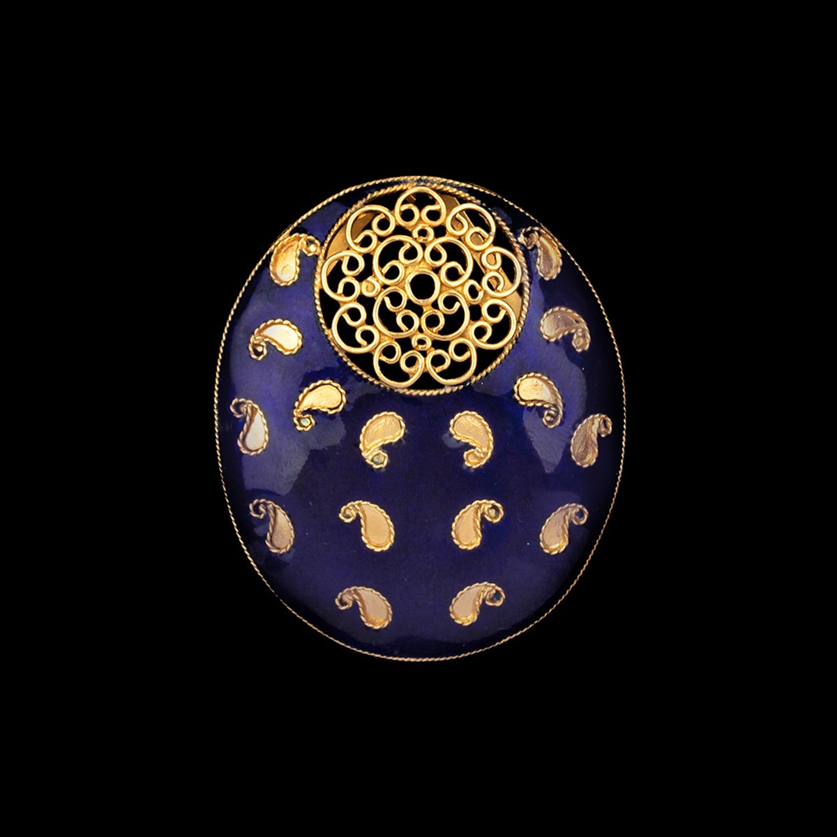 Royal Blue Gold Pendant