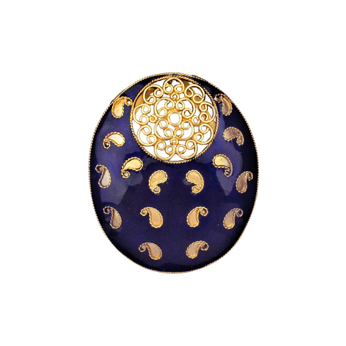 Royal Blue Gold Pendant