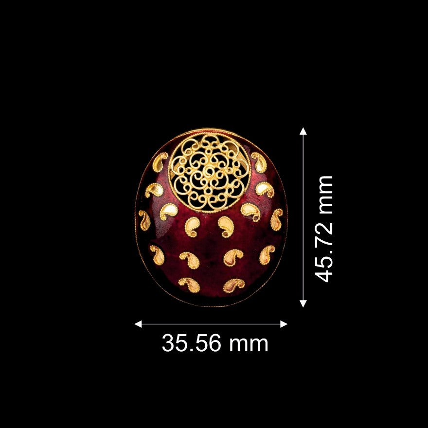 Royal Red Gold Pendant