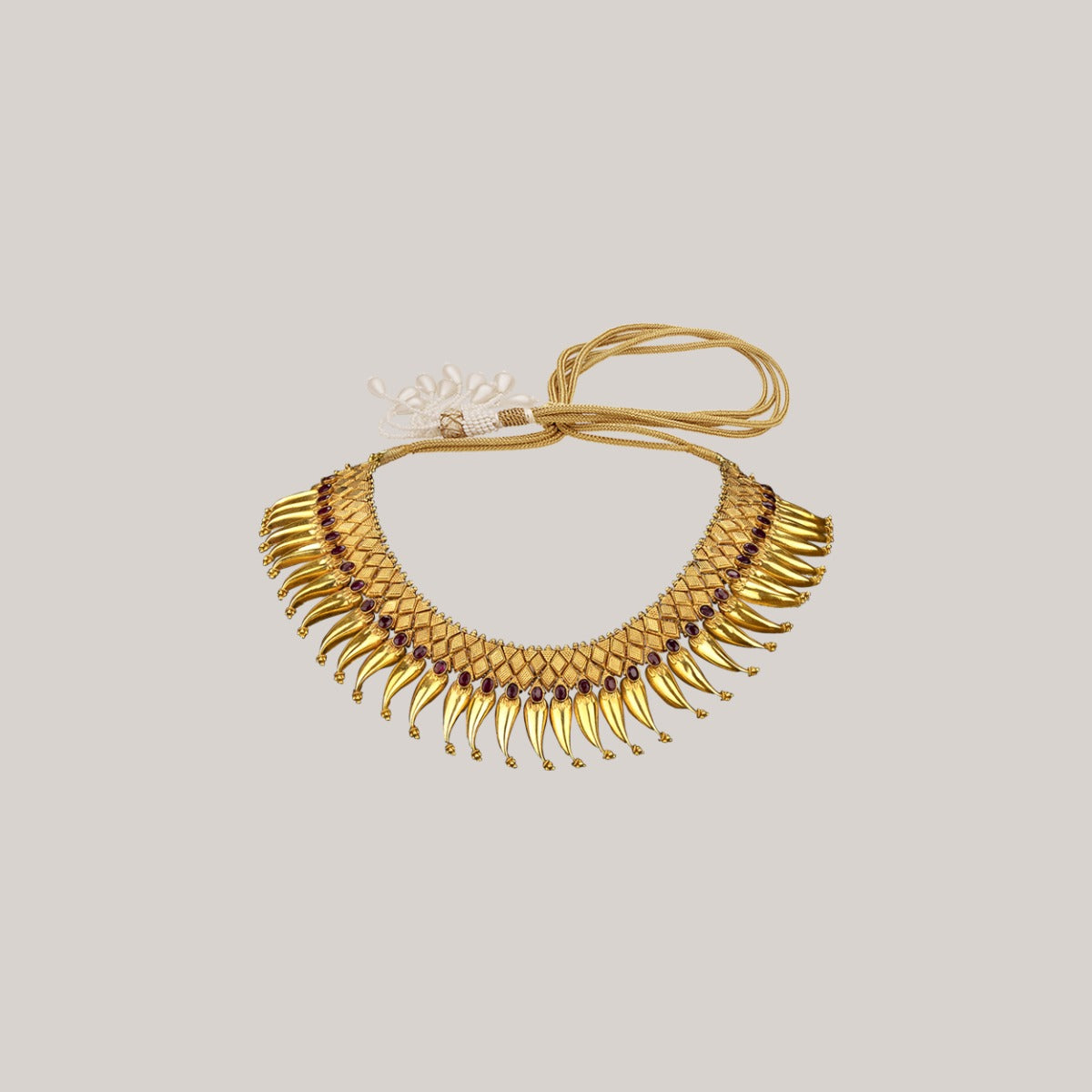 Crescent Gold Necklace