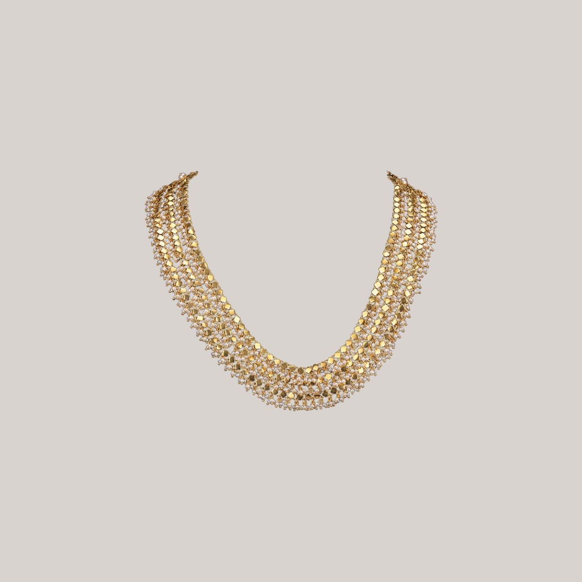 Dew Drop Yellow Gold Necklace