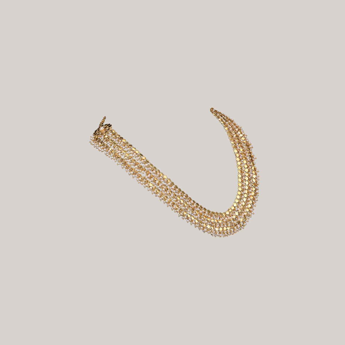 Dew Drop Yellow Gold Necklace