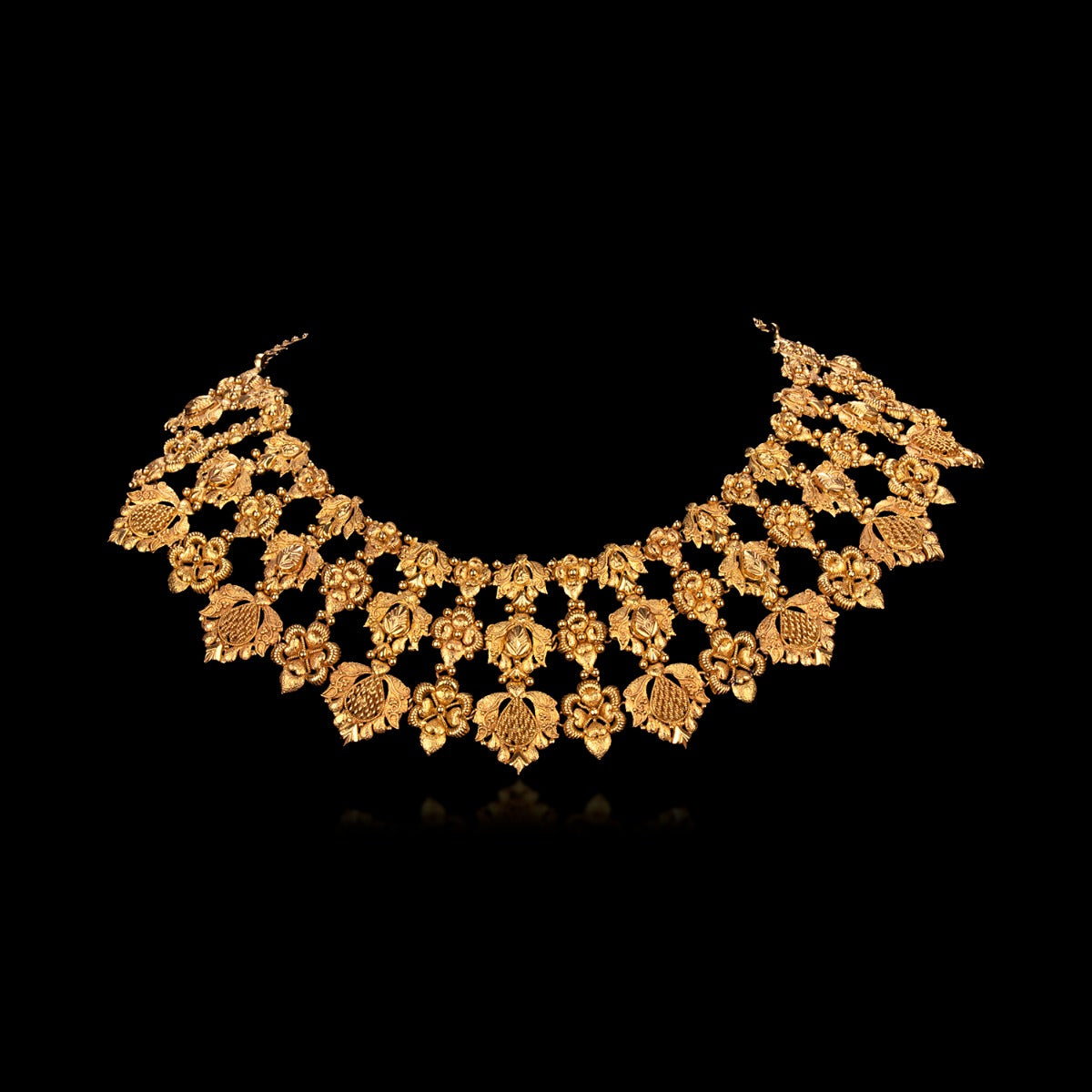 Planet Space Gold Necklace