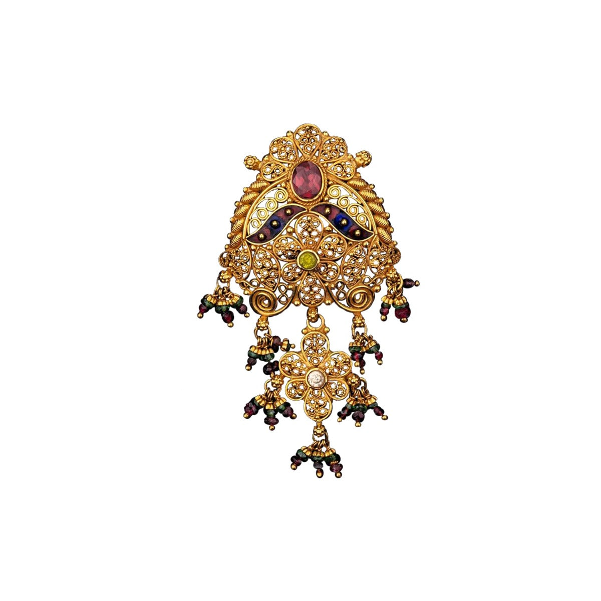 Crown Gold Pendant