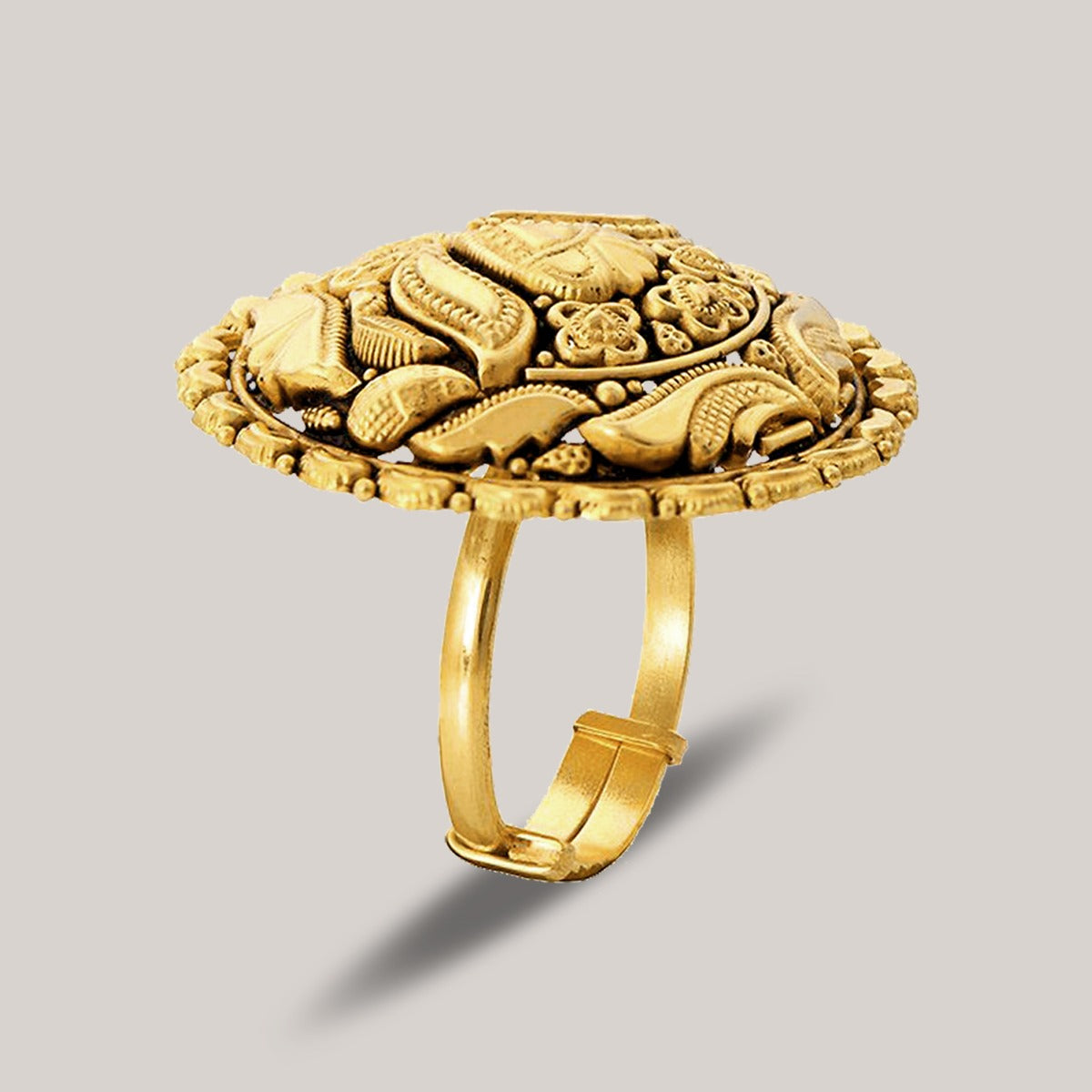 Cluster Arch Gold Ring