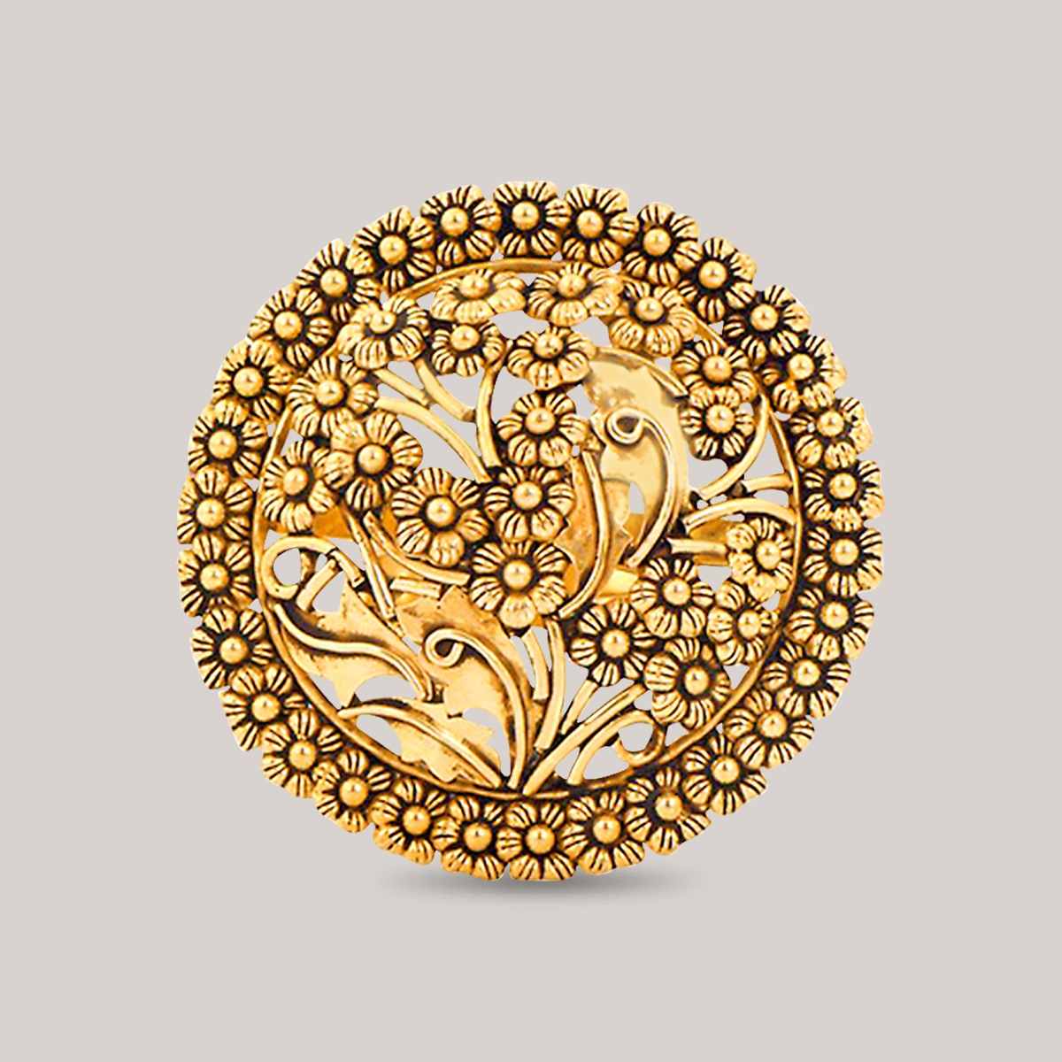 Little Lillies Gold Ring
