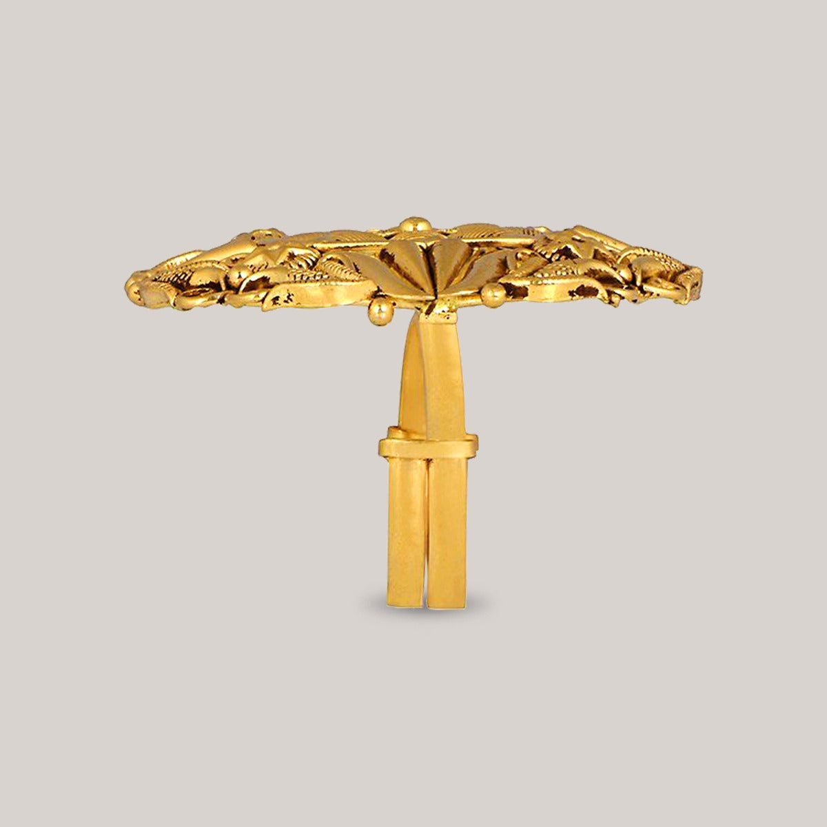 Stylish Four Wall Gold Ring