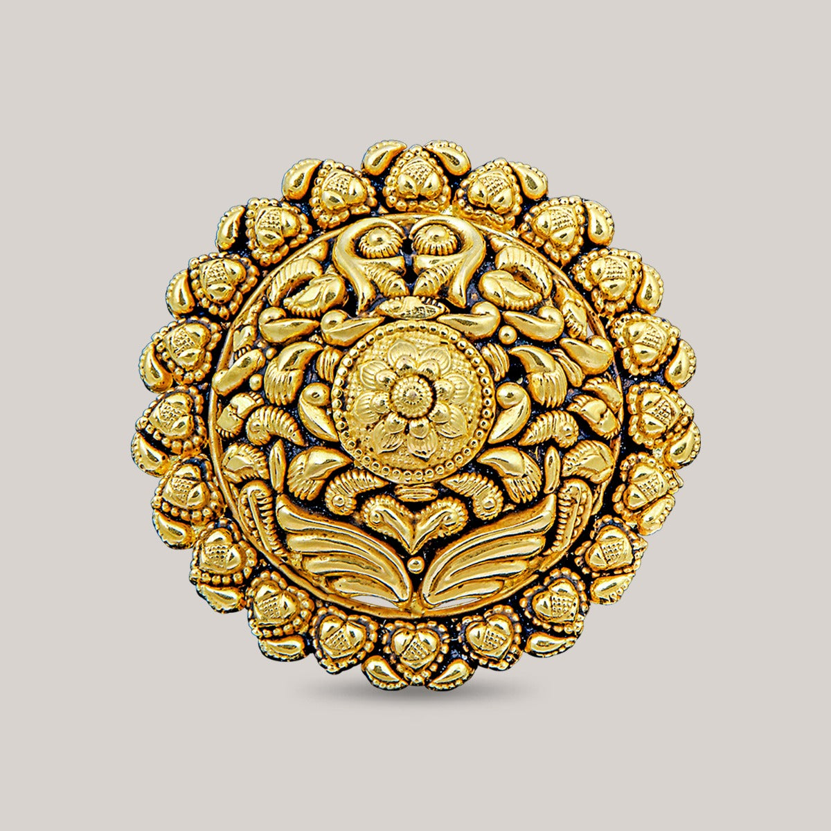 One Eyed Fish Gold Ring