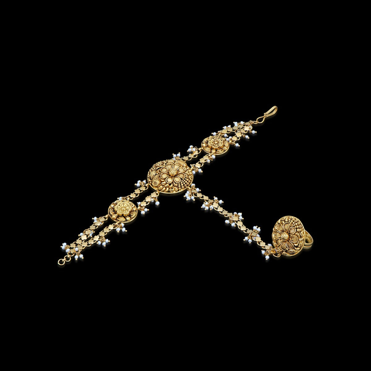 Classic Gold Haath Phool