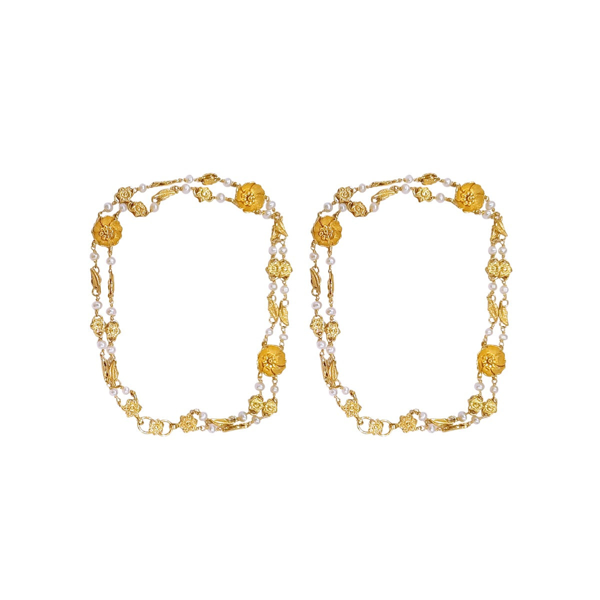 Magnolia Gold Anklets