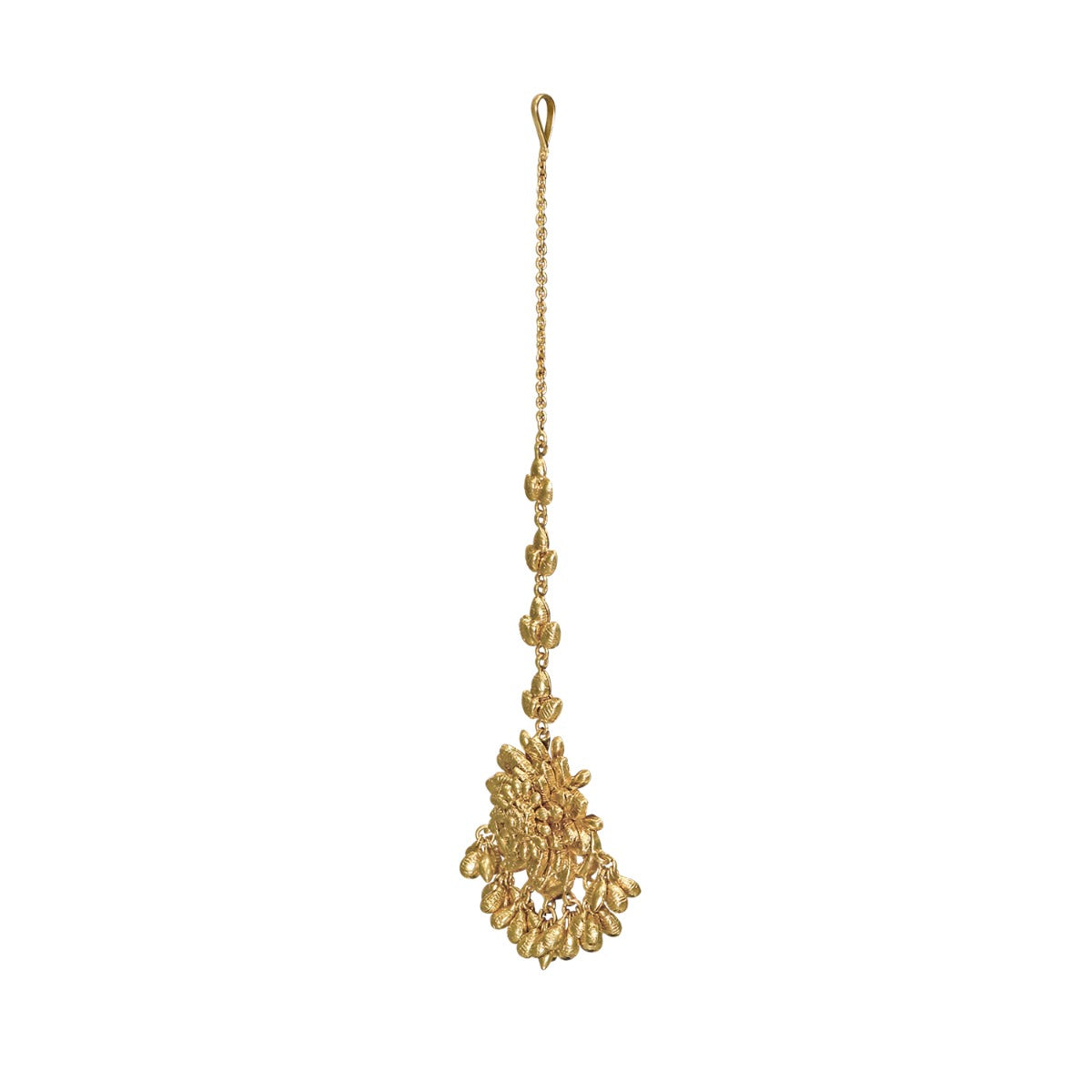 Dainty Flowery Gold Maang Tikka