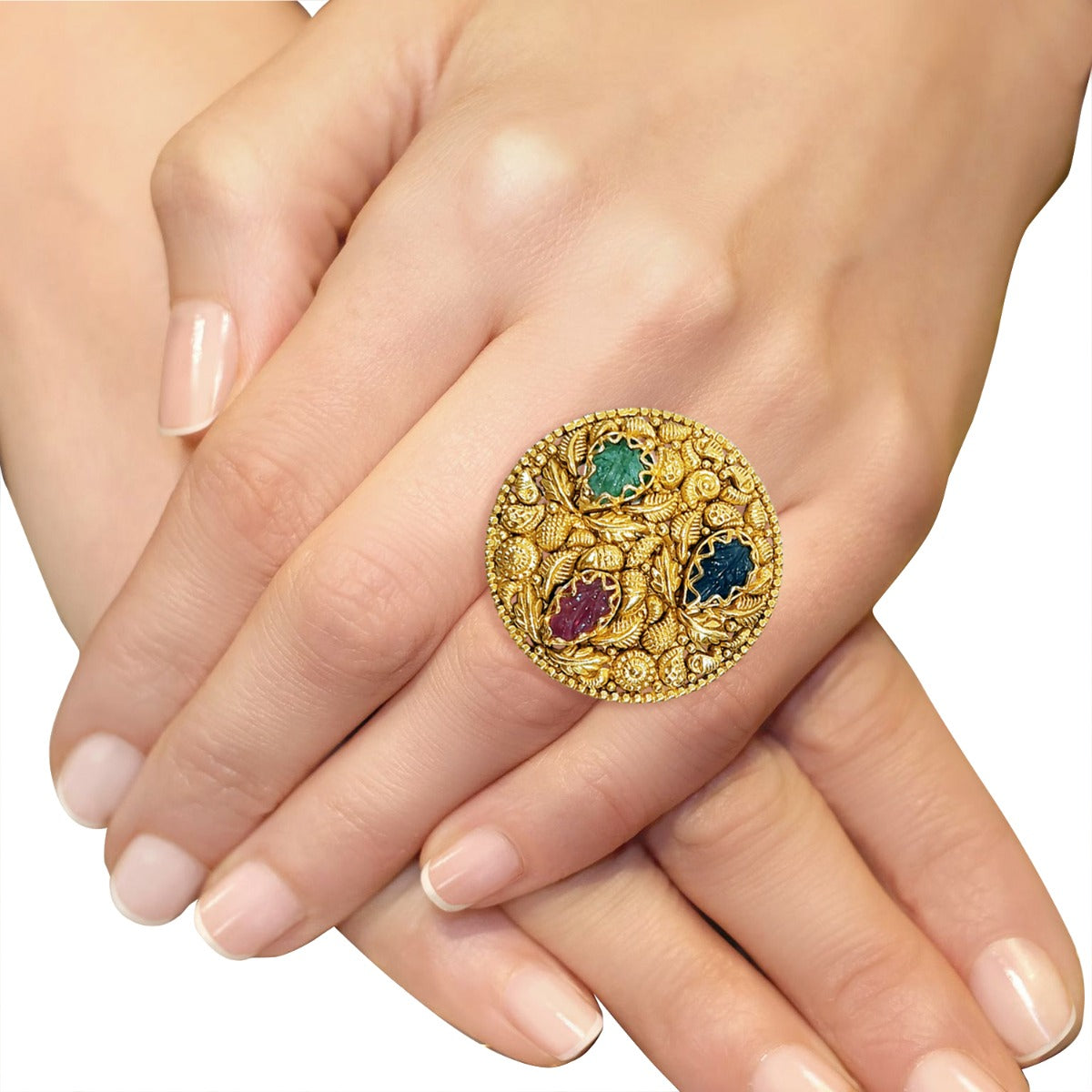 Classic Pear Gold Ring