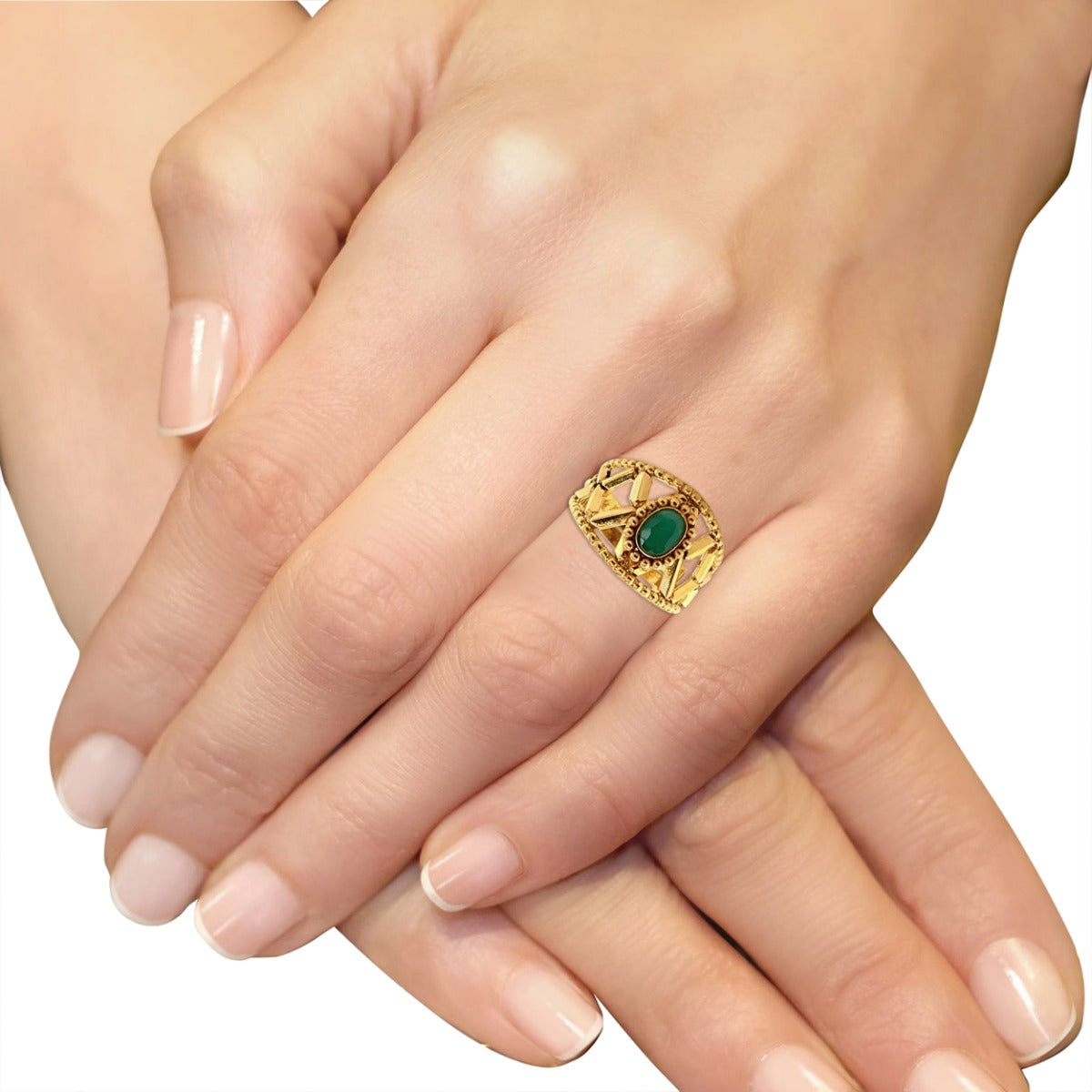 Nasirah Gold Ring