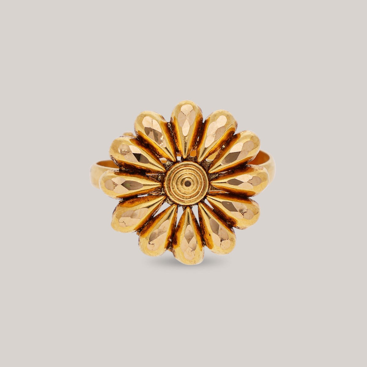 Golden Bloom Gold Ring