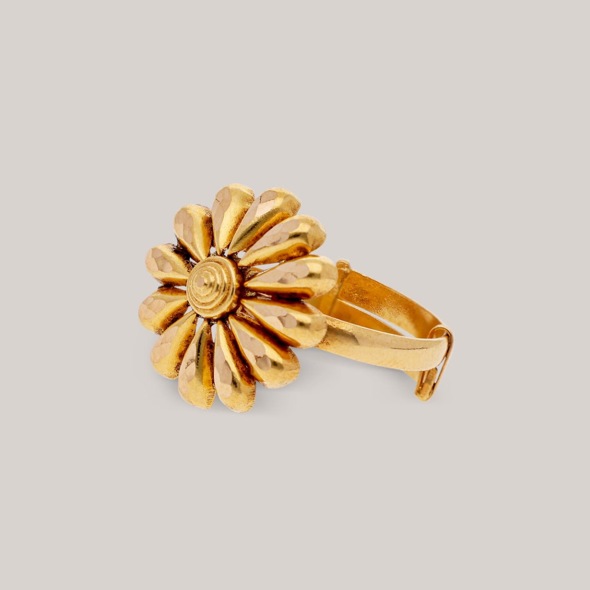 Golden Bloom Gold Ring