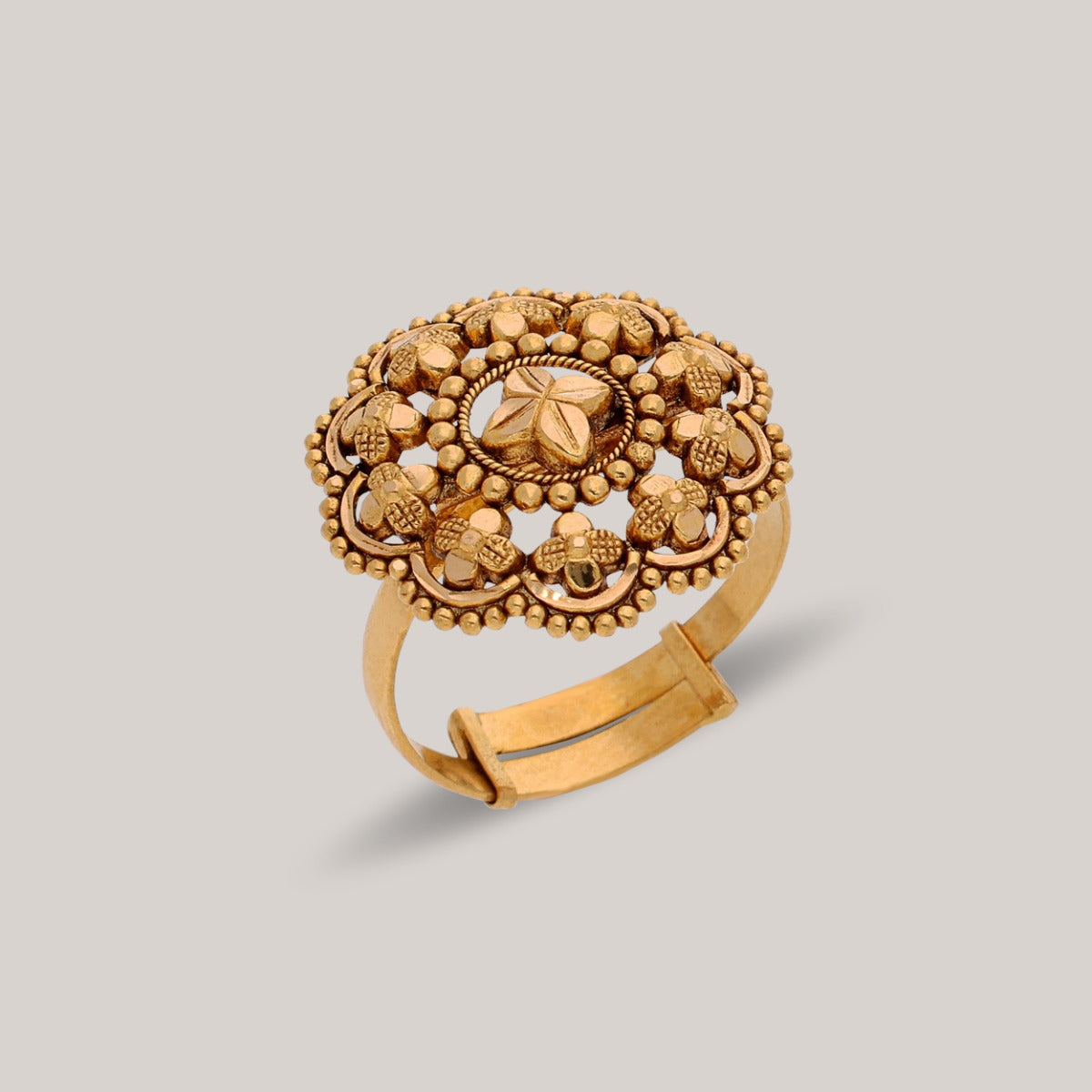 Ethereal Bloom Gold Ring