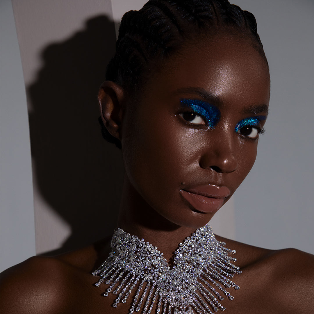 V Flora Diamond Necklace