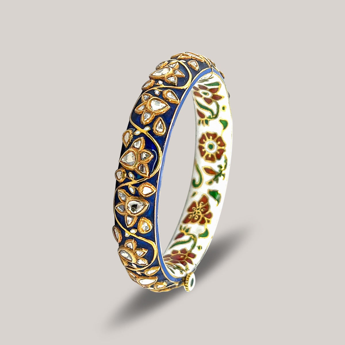Artful Assemblage Polki Bangle