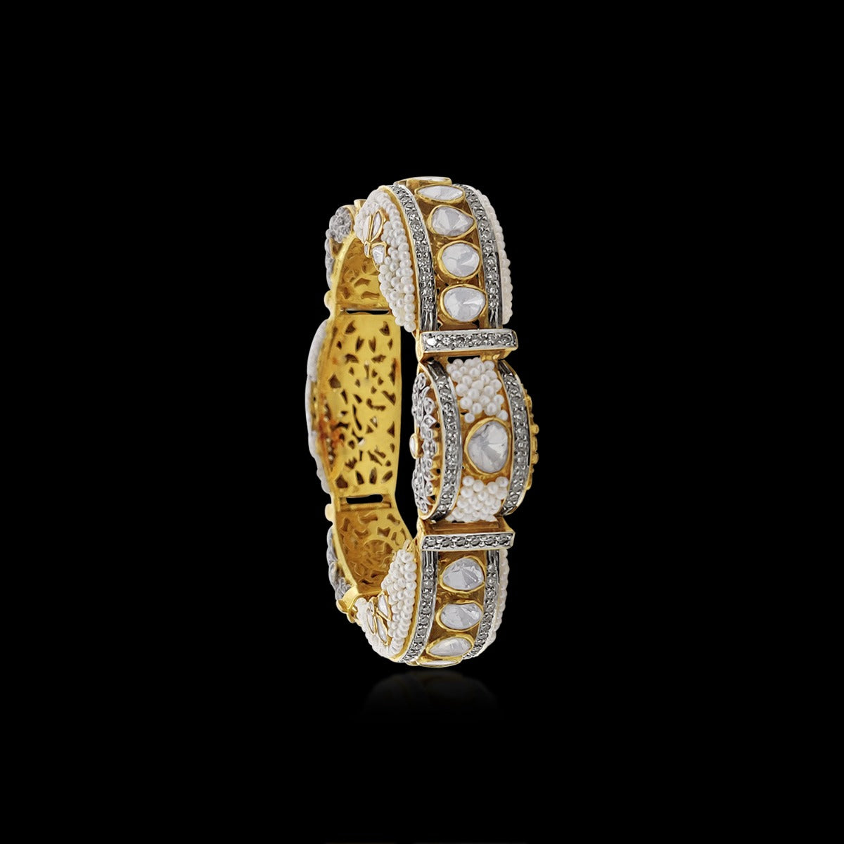 Flower Valley Studded Bangle