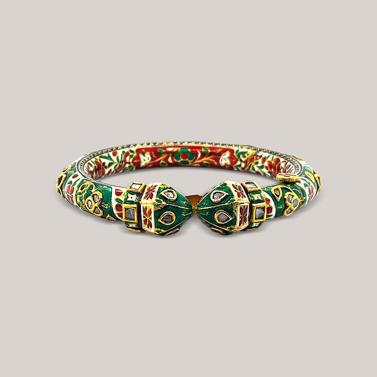 Royal Nouveau Polki  Bangle