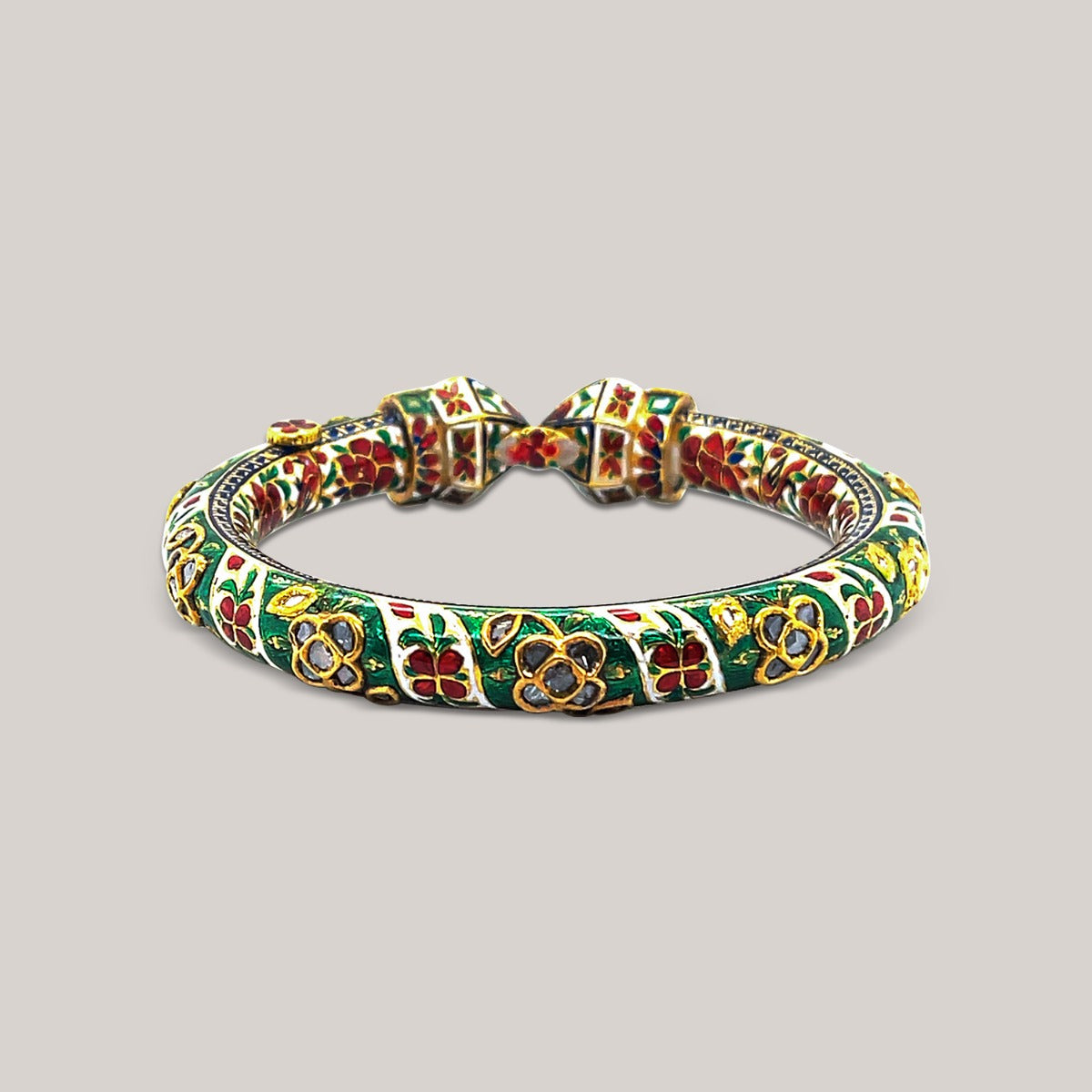 Royal Nouveau Polki  Bangle