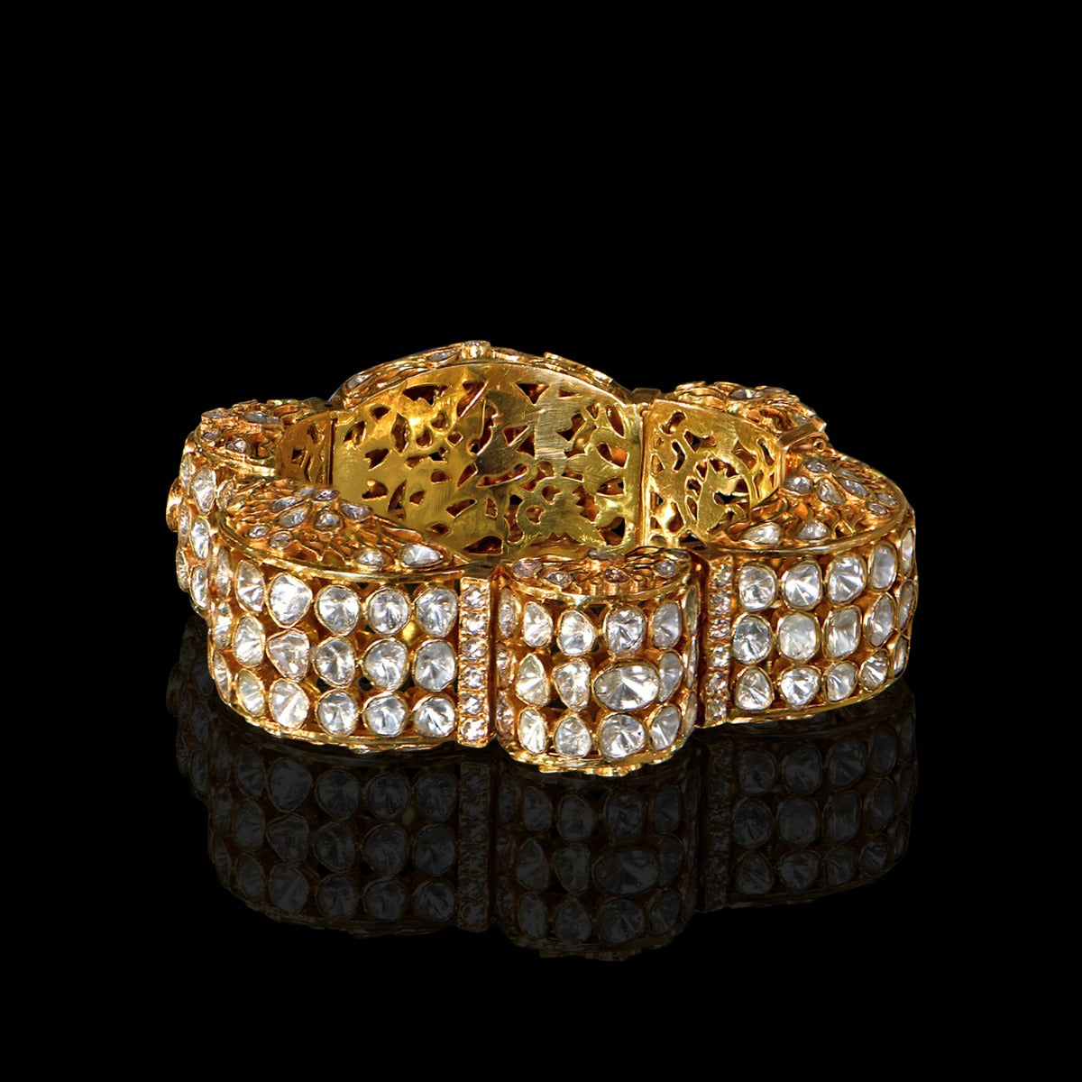 Curvaceous Bumpy Polki Bangle