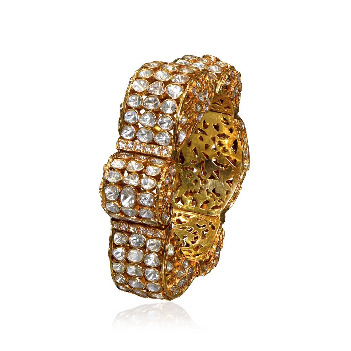 Curvaceous Bumpy Polki Bangle