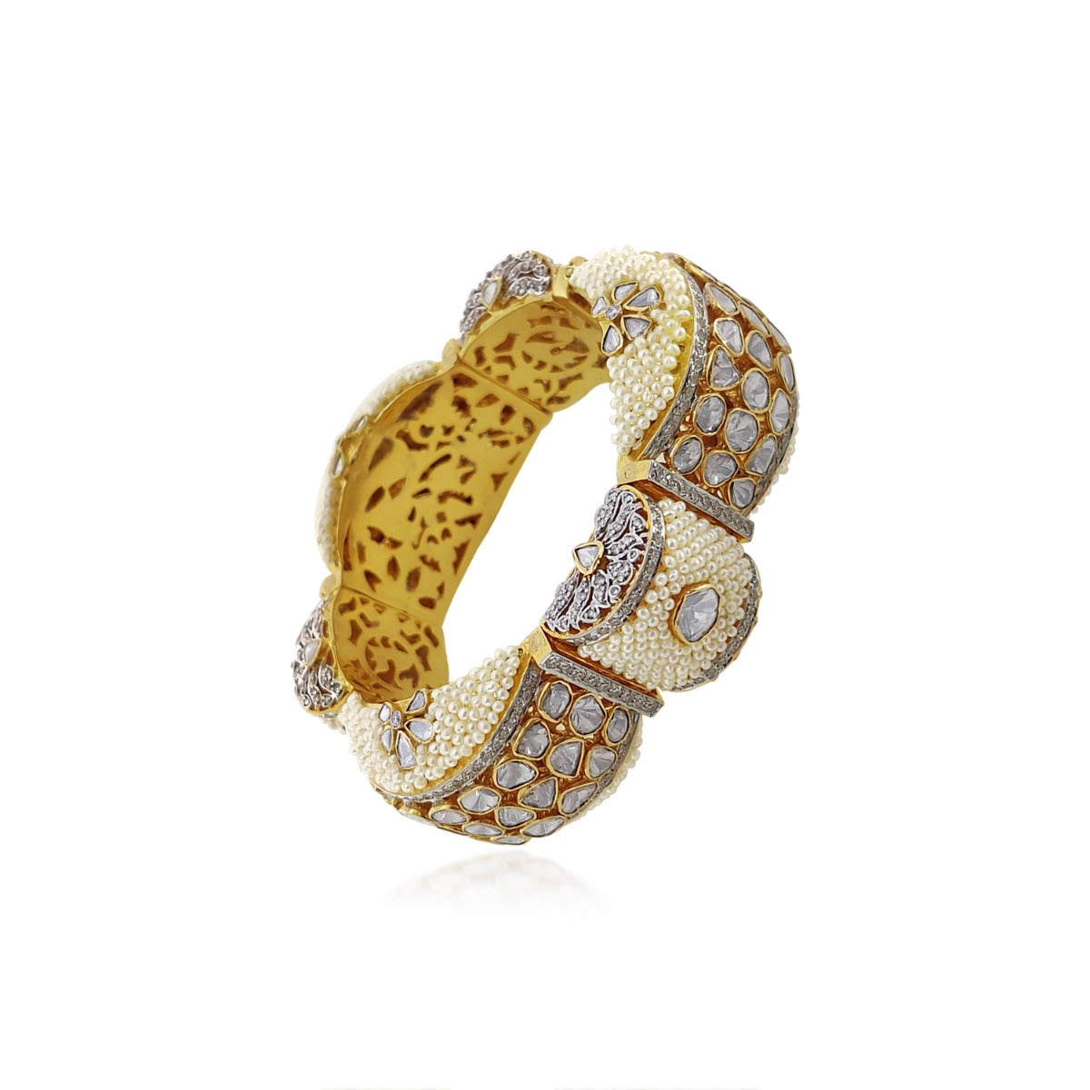 Bumpy Road Polki Bangle