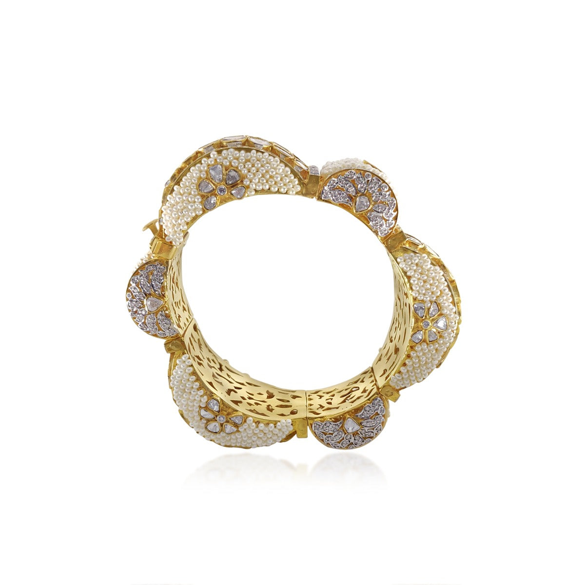 Bumpy Road Polki Bangle