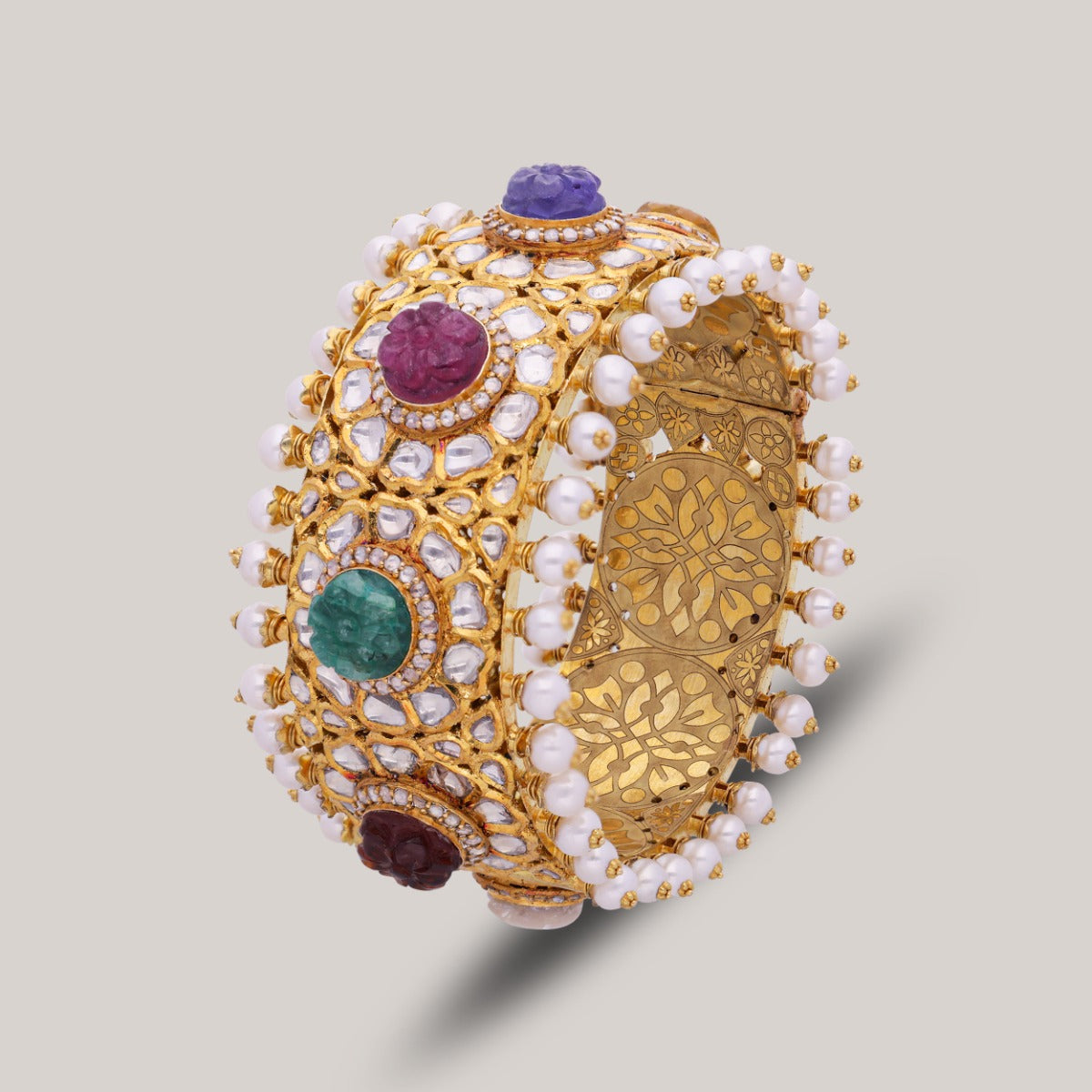 Mystic Polki Aura Bangle Set
