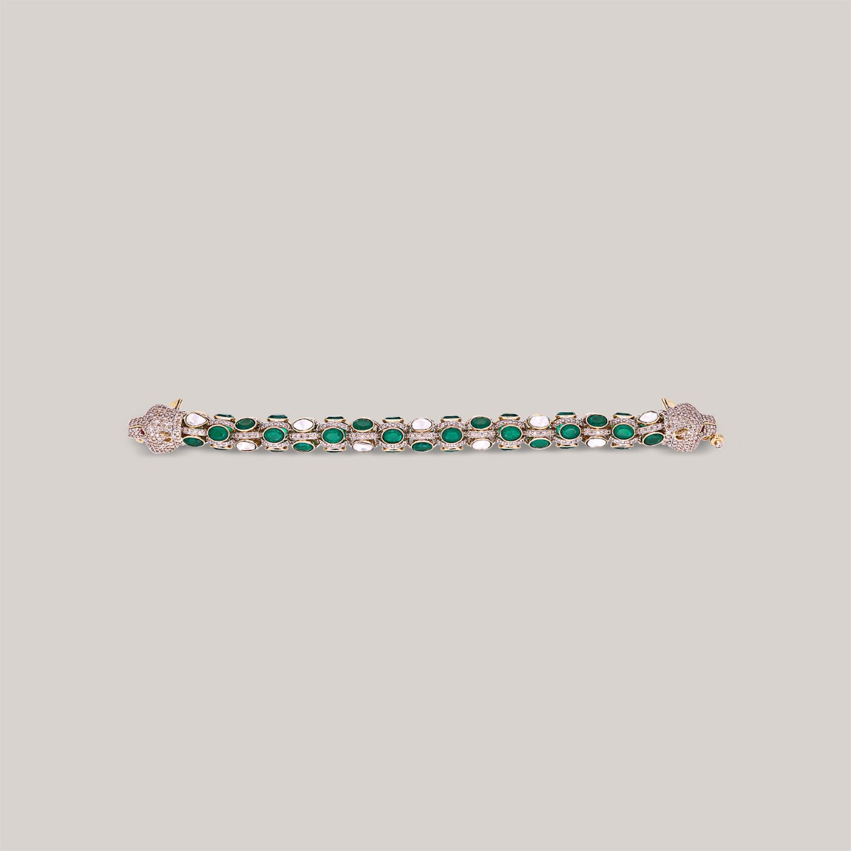 Cloisonne Faux Polki Bangle