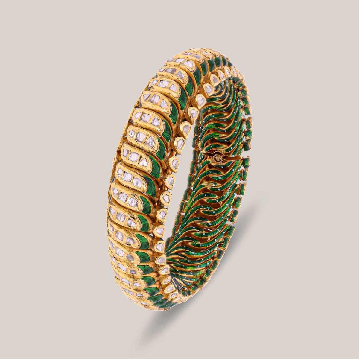 Nature's Crown Polki Bangle