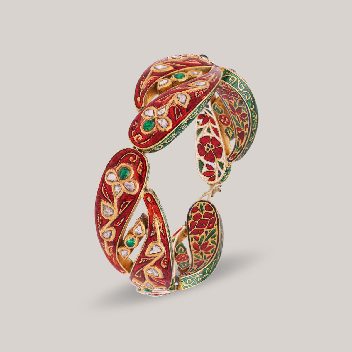 Starlight Vine Polki Bangle