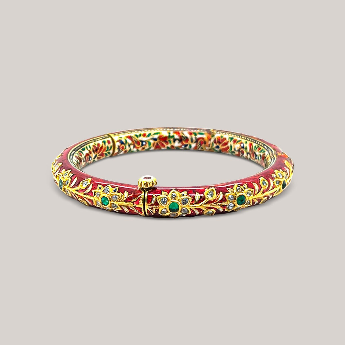 Signed Polki Bangle