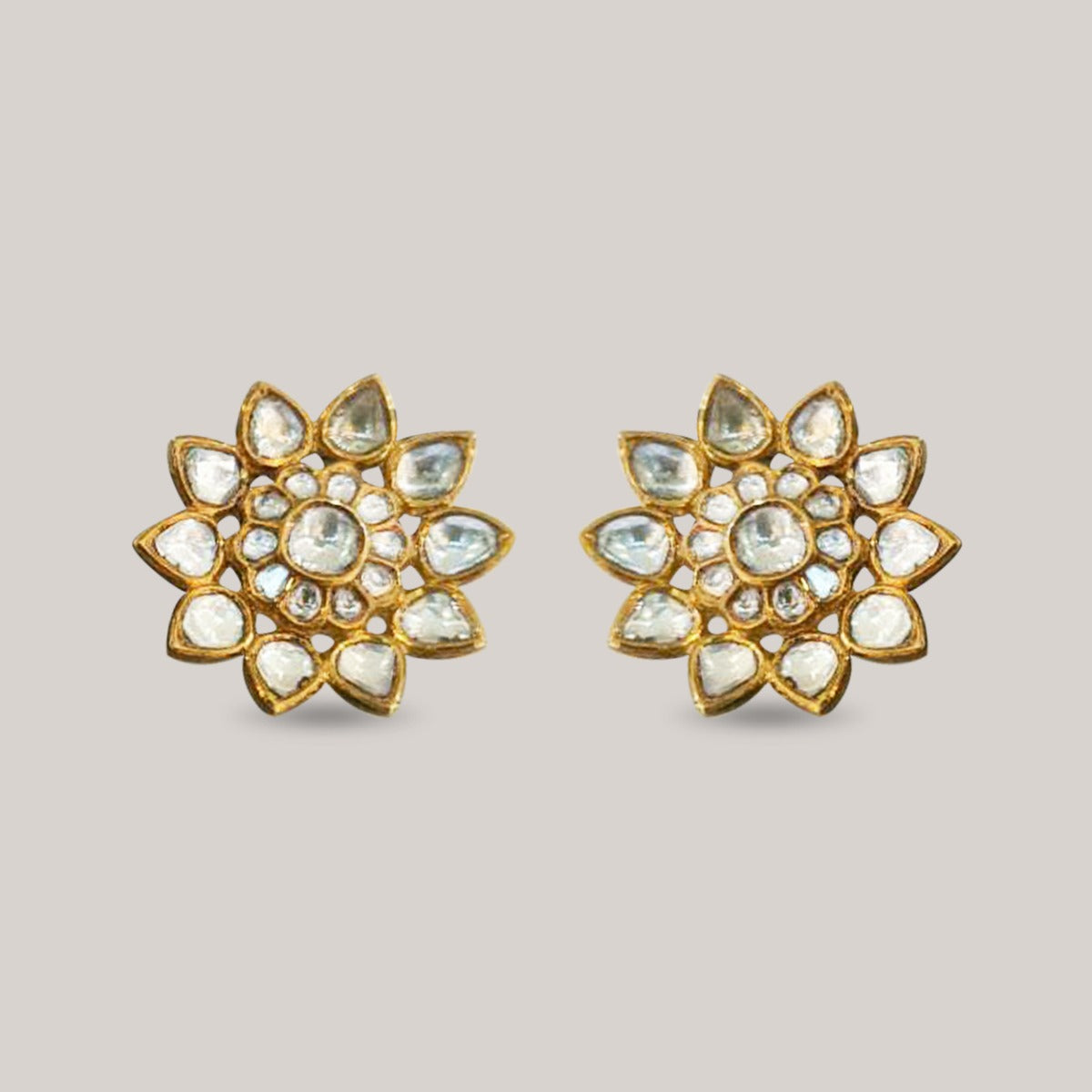 Helianthus Polki Earrings