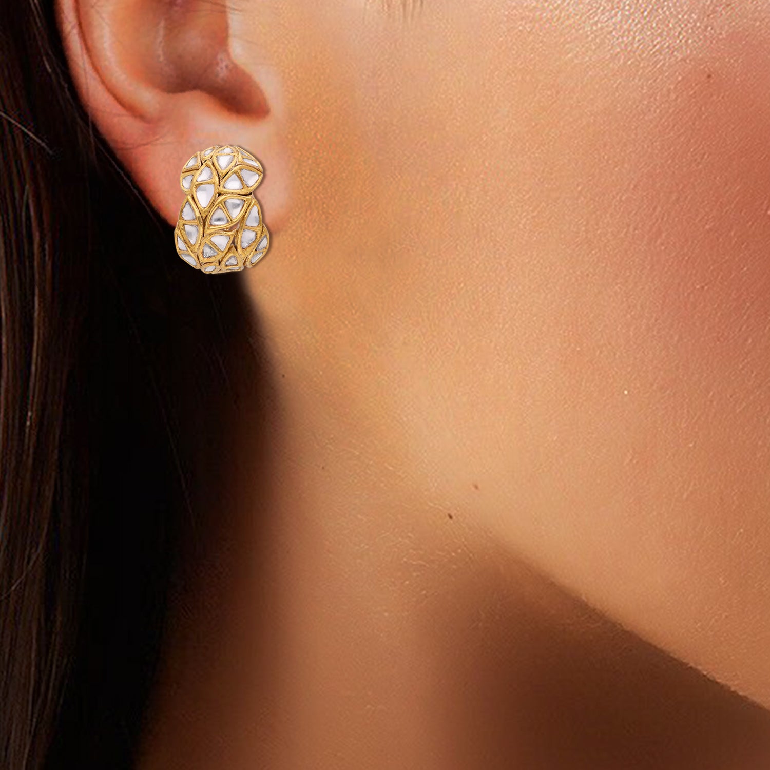 Coralie Polki Earrings