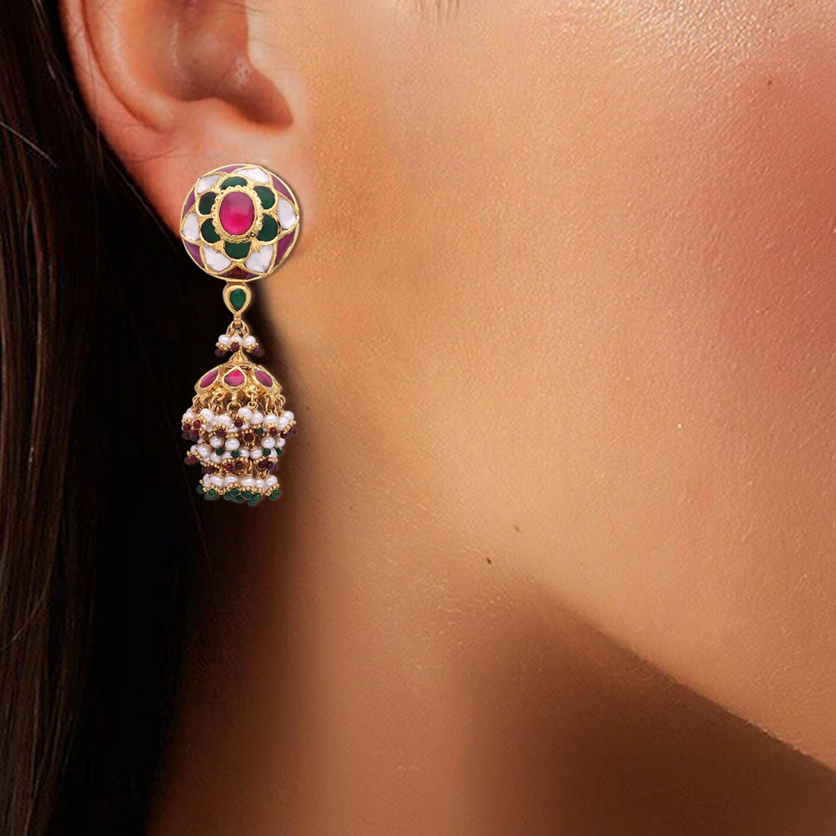 Carousel Polki Earrings