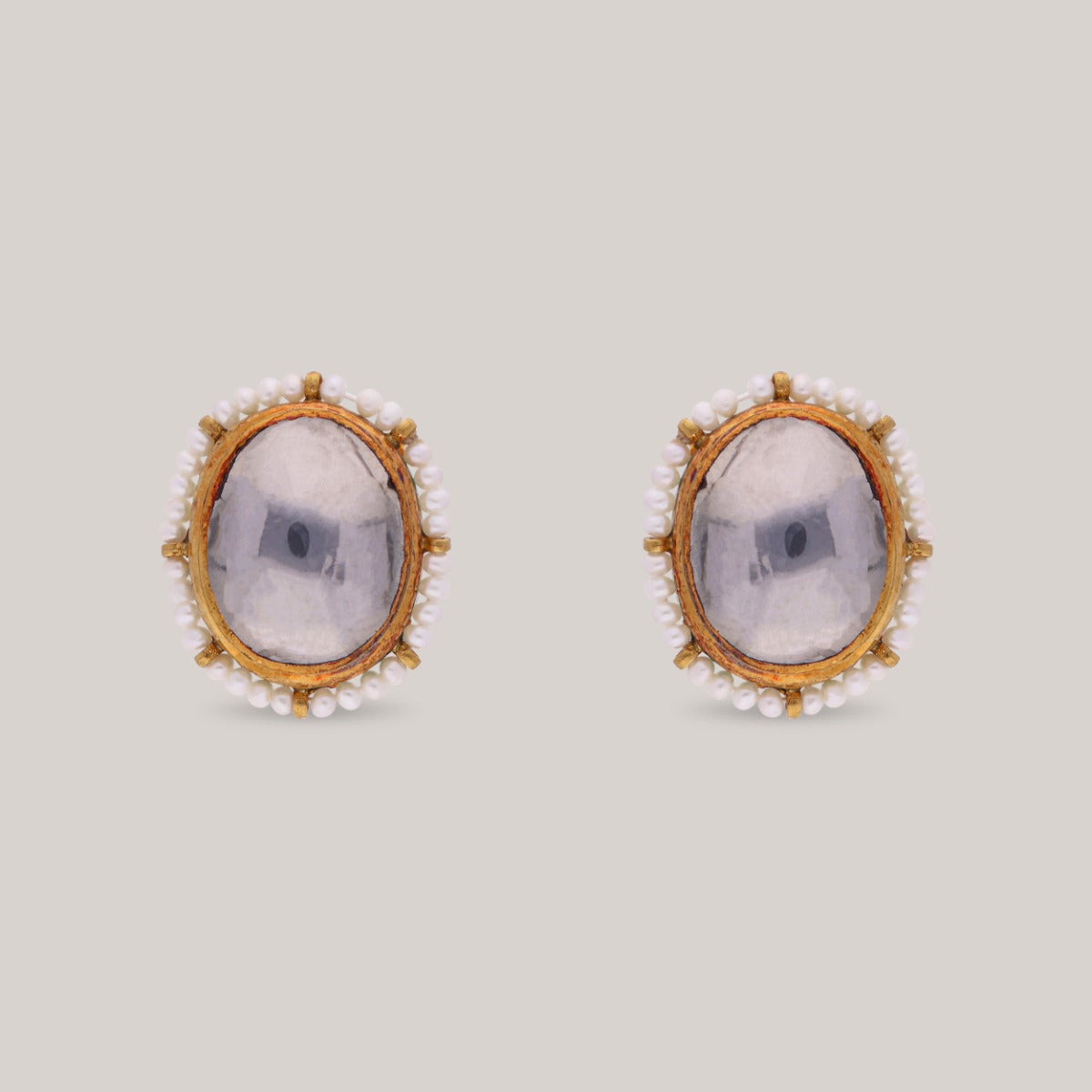 Vintage Radiance Polki Earrings