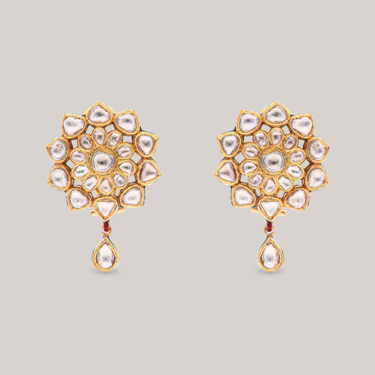 Petal Polki Earrings