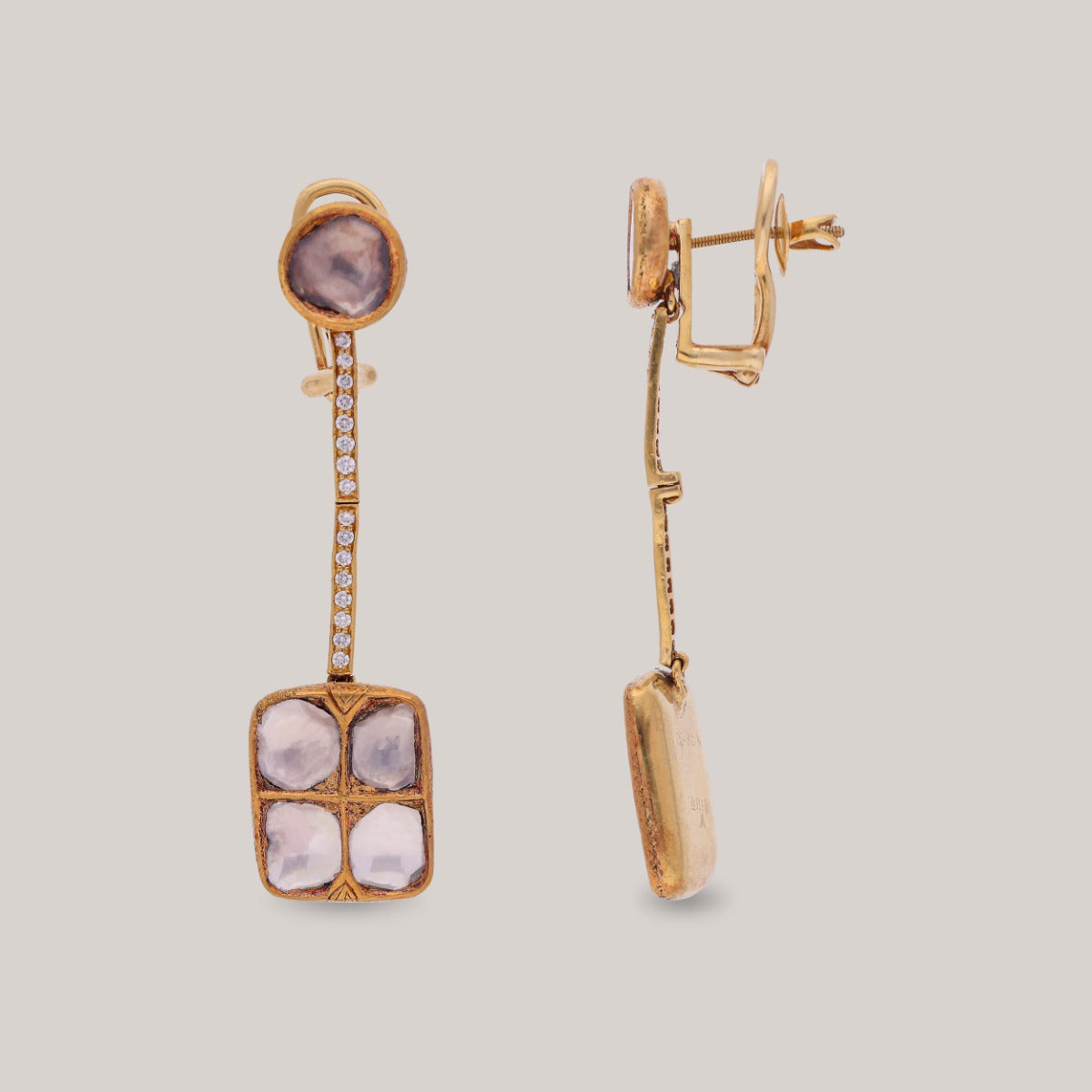 Opulent Aura Polki Earrings