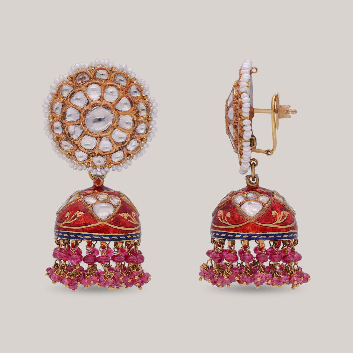 Royal Polki Ensemble Necklace Set