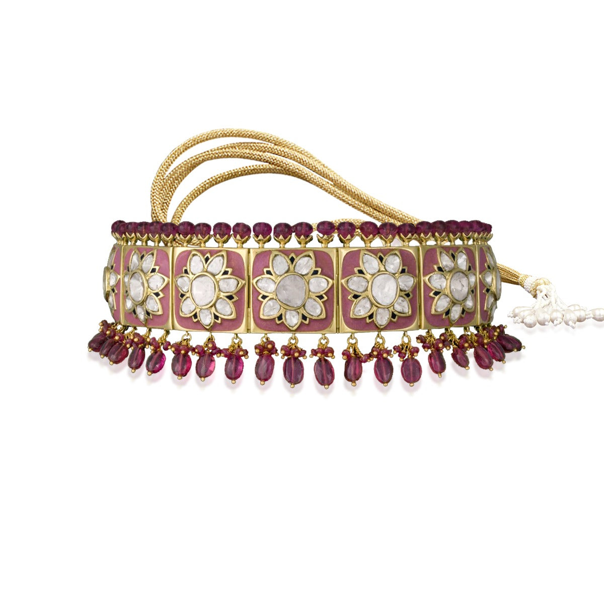 Tribal Vibrance Stone Polki Choker