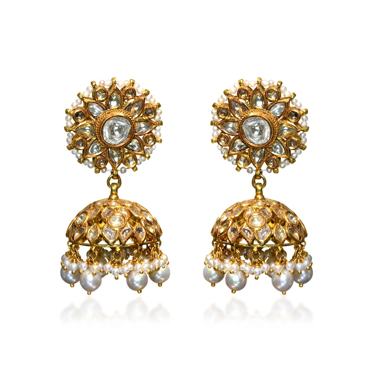 Bloom Town Polki Necklace Set