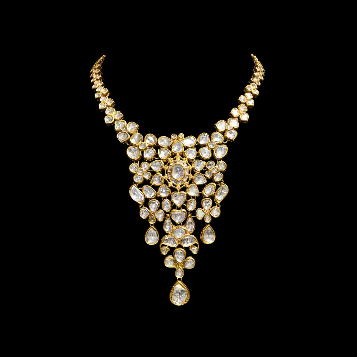 Colossal Canvas Polki Necklace