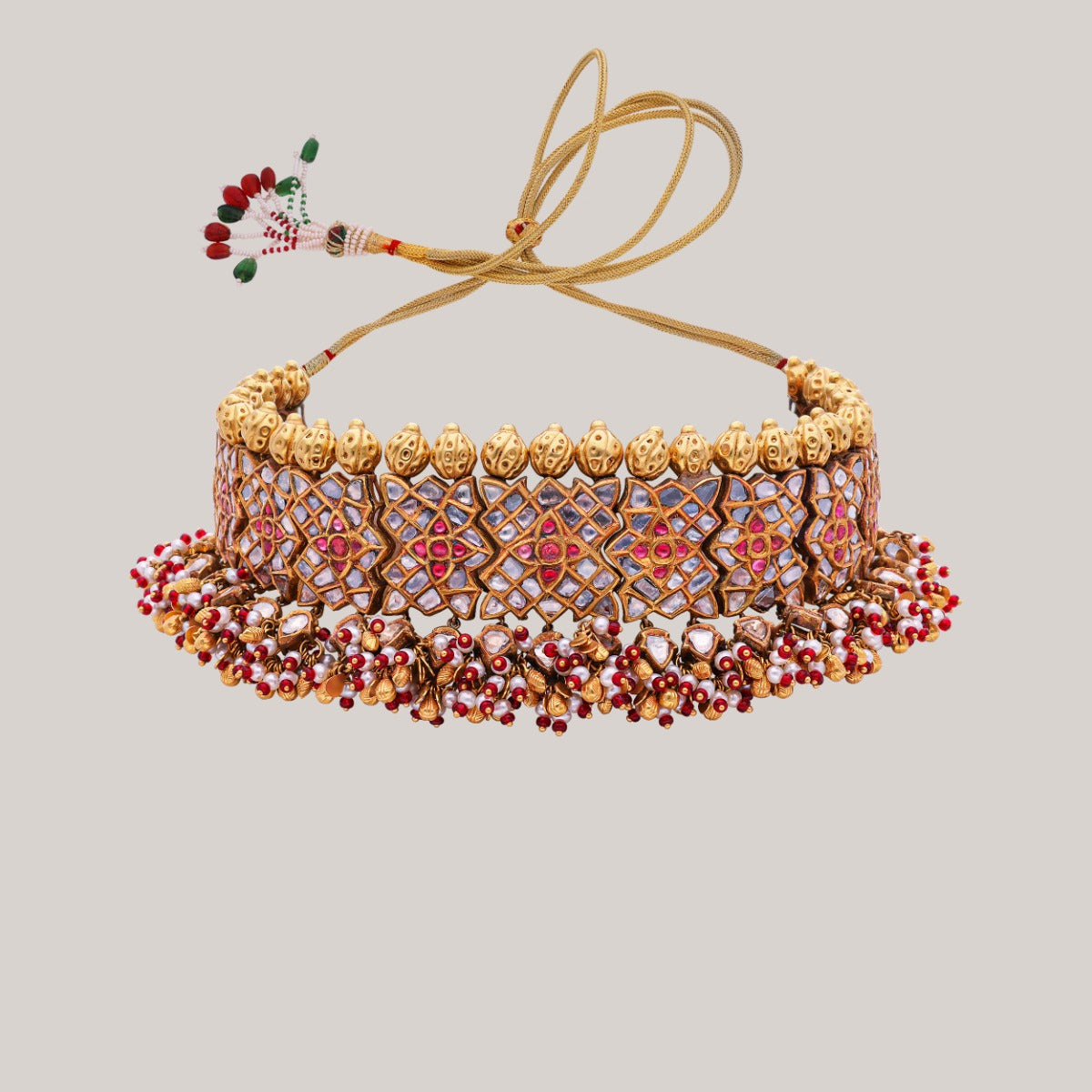 Mosaic Polki Choker