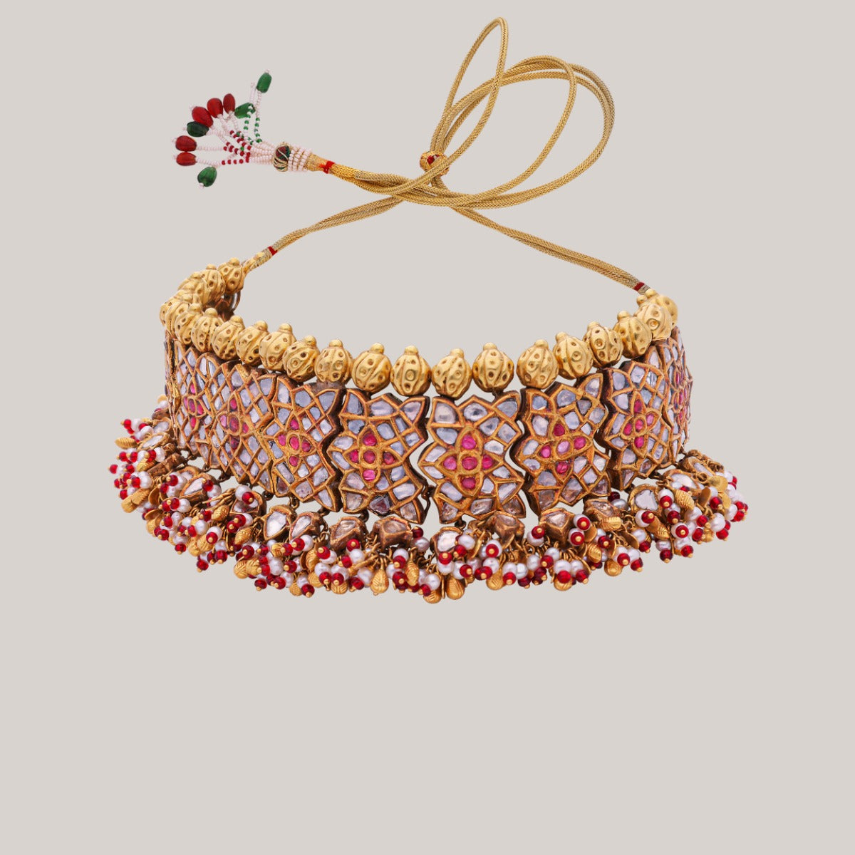 Mosaic Polki Choker